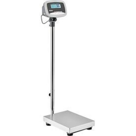 GLOBAL EQUIPMENT Global Industrial„¢ Industrial Bench & Floor Scale With LCD Indicator, 330 lb x 0.1 lb EHP-D-S